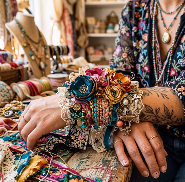 RAVE Creations handmade jewelry brand artwork